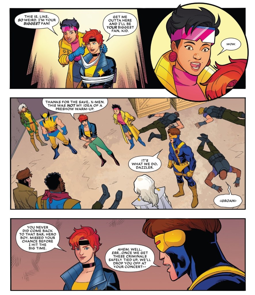 Dazzler flirts with Cyclops in X-Men 97 1
