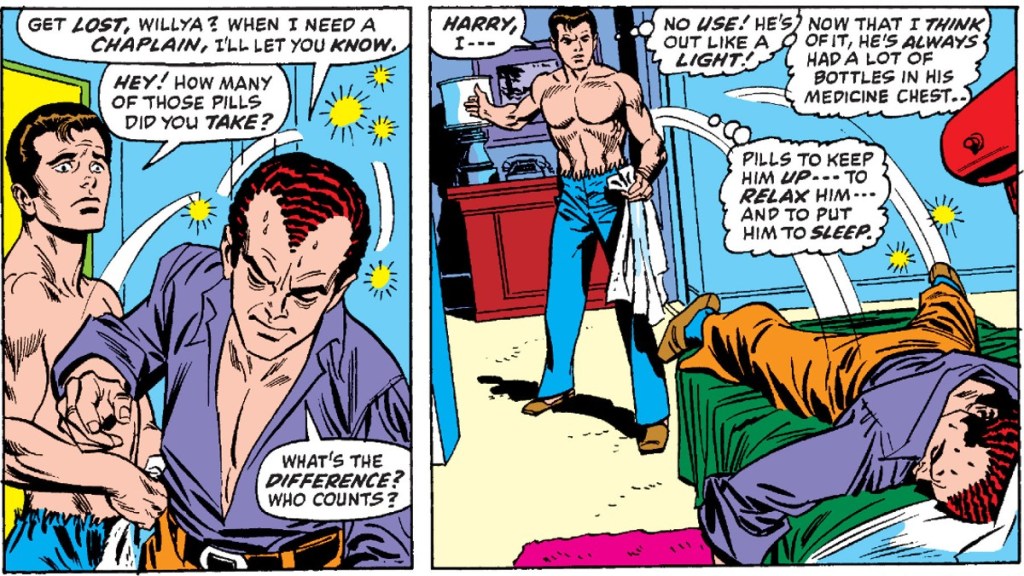 Harry Osborn Abuses Pills in Amazing Spider-Man 97