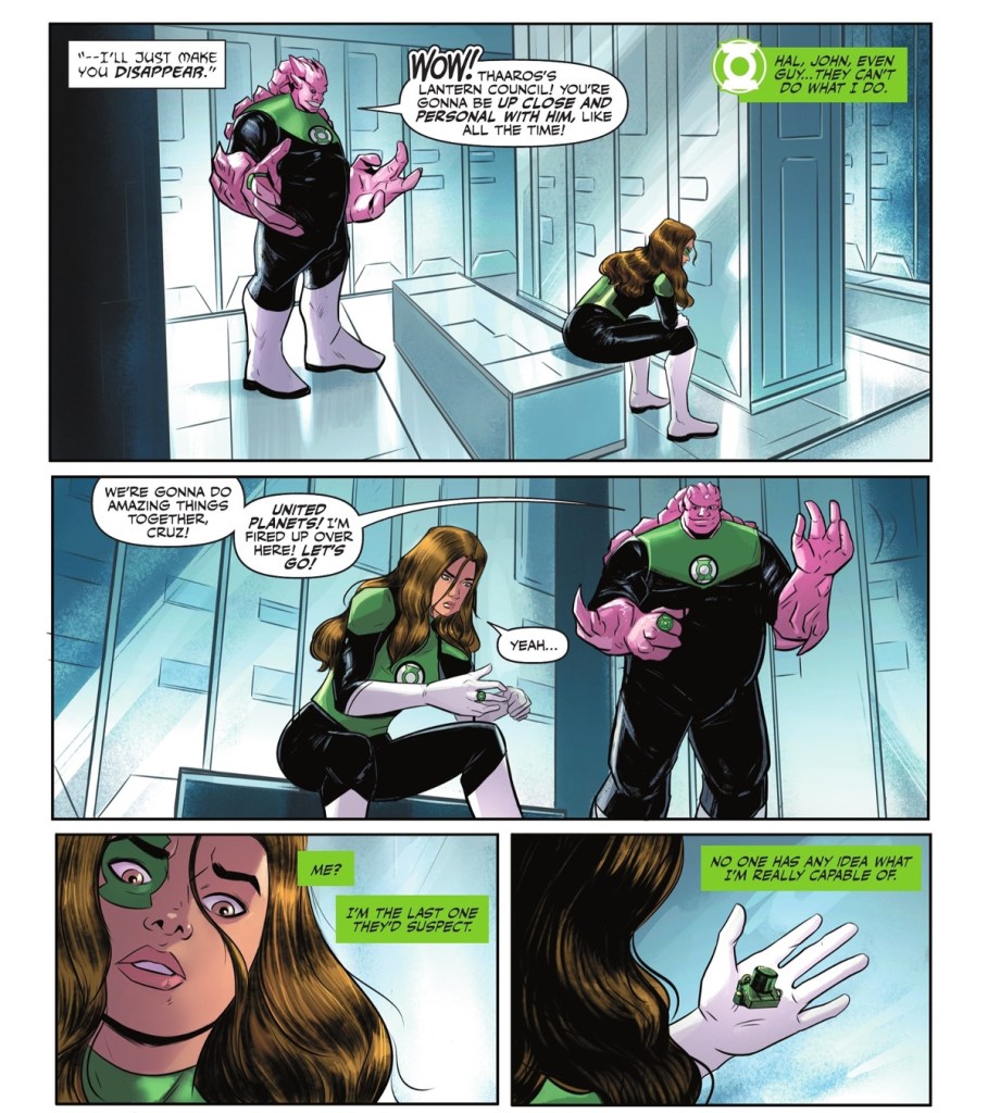 Jessica Cruz a spy in Green Lantern 9