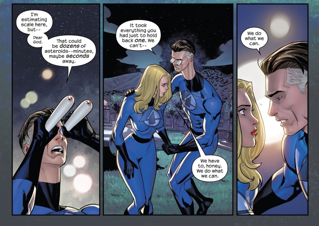 Mister Fantastic and Invisible Woman in Fantastic Four 18