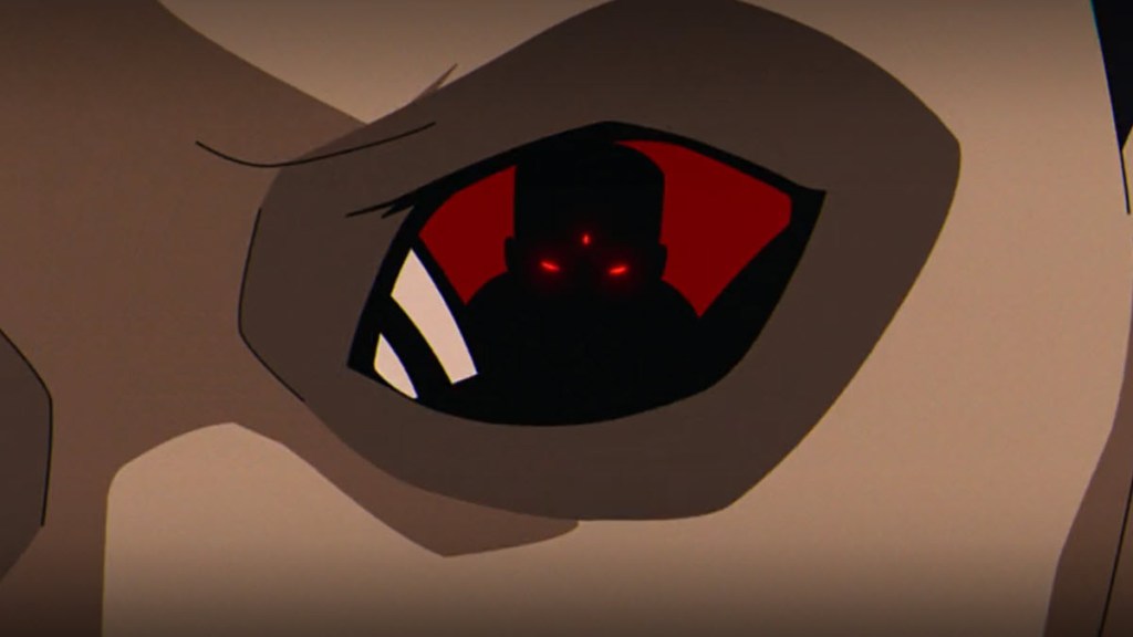 Sinister in Moprh's Eye in X-Men '97 intro