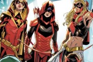 Speedy, Red Arrow and Arrowette from Green Arrow 10 cover