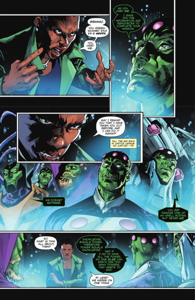 Amanda Waller Confronts Light in Superman House of Brainiac Special
