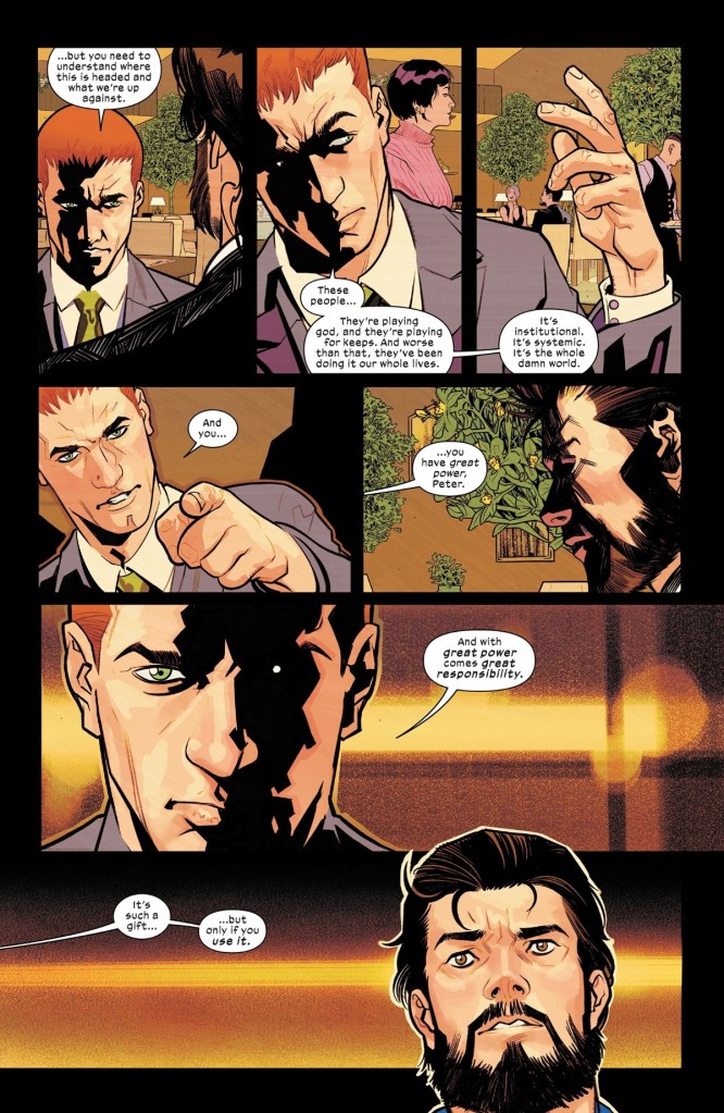 Harry Osborn gives With Great Power speech in Ultimate Spider-Man 4