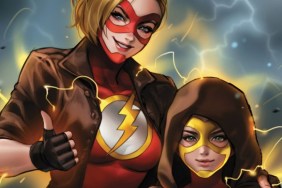 Jesse Quick and Thunderheart from The Flash 8 cover