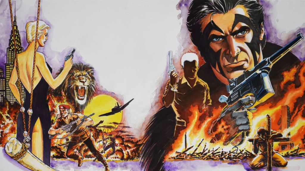 Jon Sable Freelance Omnibus cover by Mike Grell
