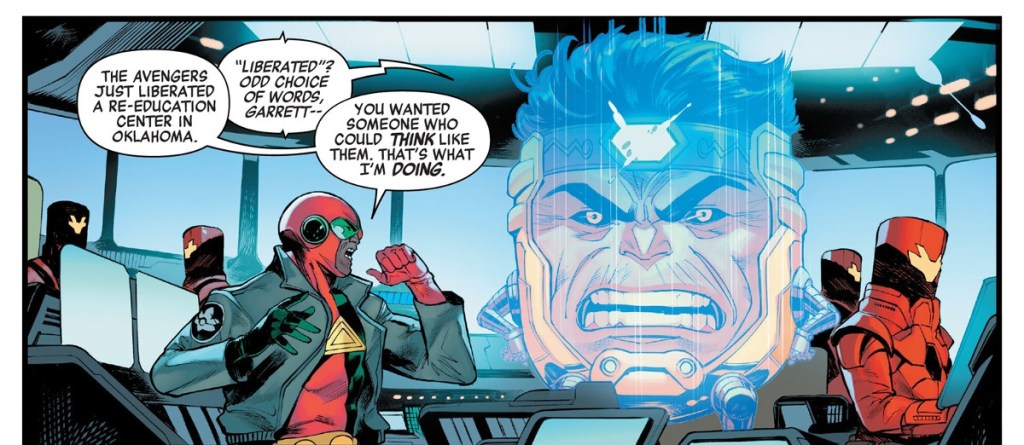 MODOK and 3-D Man in Avengers 12