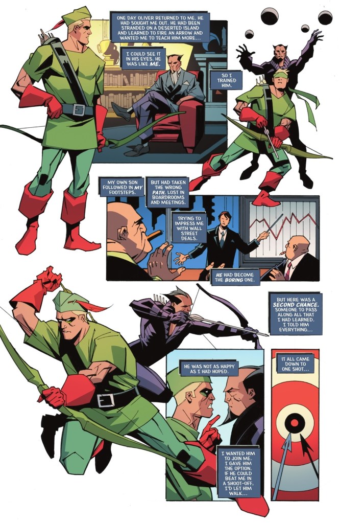 New origin of Green Arrow and Merlyn