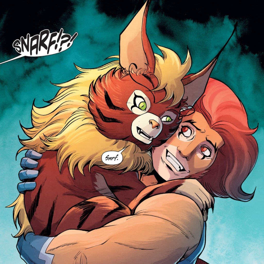 Snarf and Lion-O in ThunderCats 3
