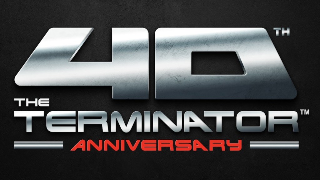 The Terminator 40th anniversary logo