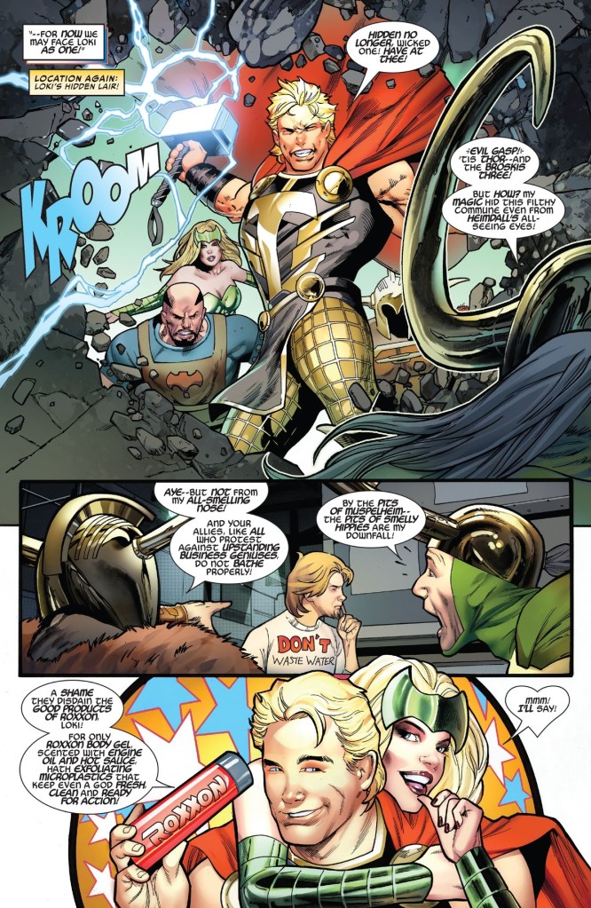 Thor saves day in Roxxon Presents Thor comic