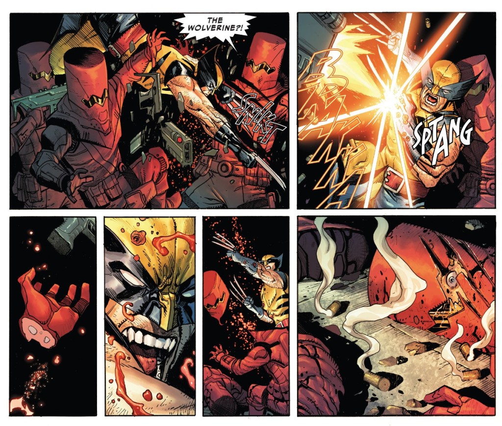 Wolverine fight with Orchis in X-Men 33
