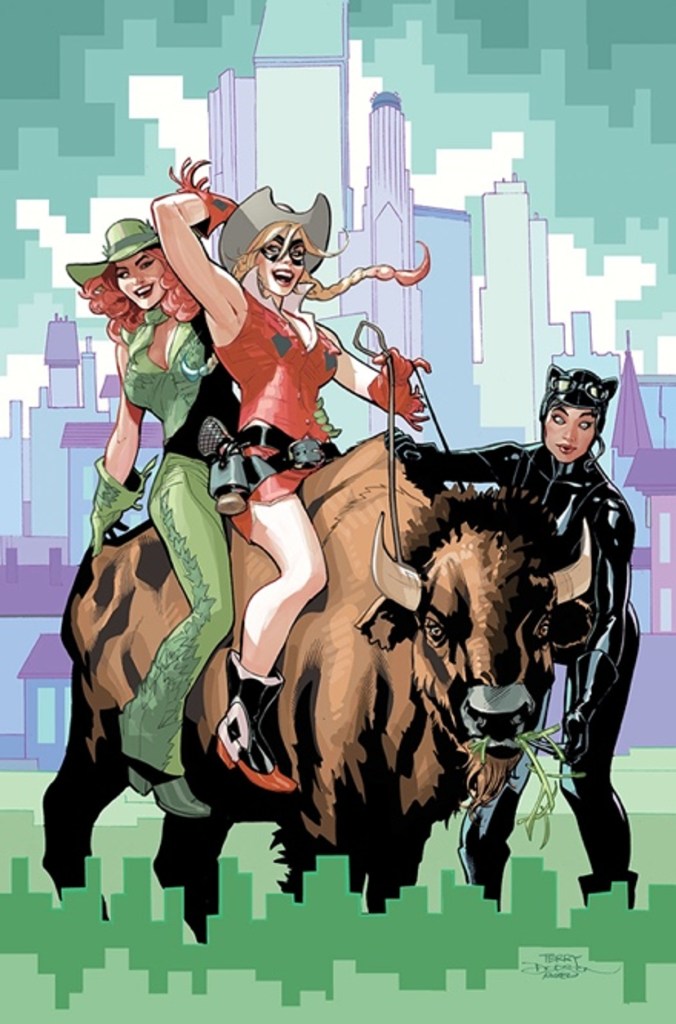 Gotham City Sirens cover by Terry Dodson