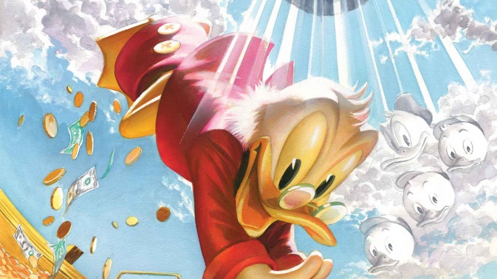 Uncle Scrooge and the Infinity Dime 1 cover by Alex Ross Cropped