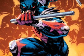 Daredevil Black Armor costume in Daredevil 20 cover preview