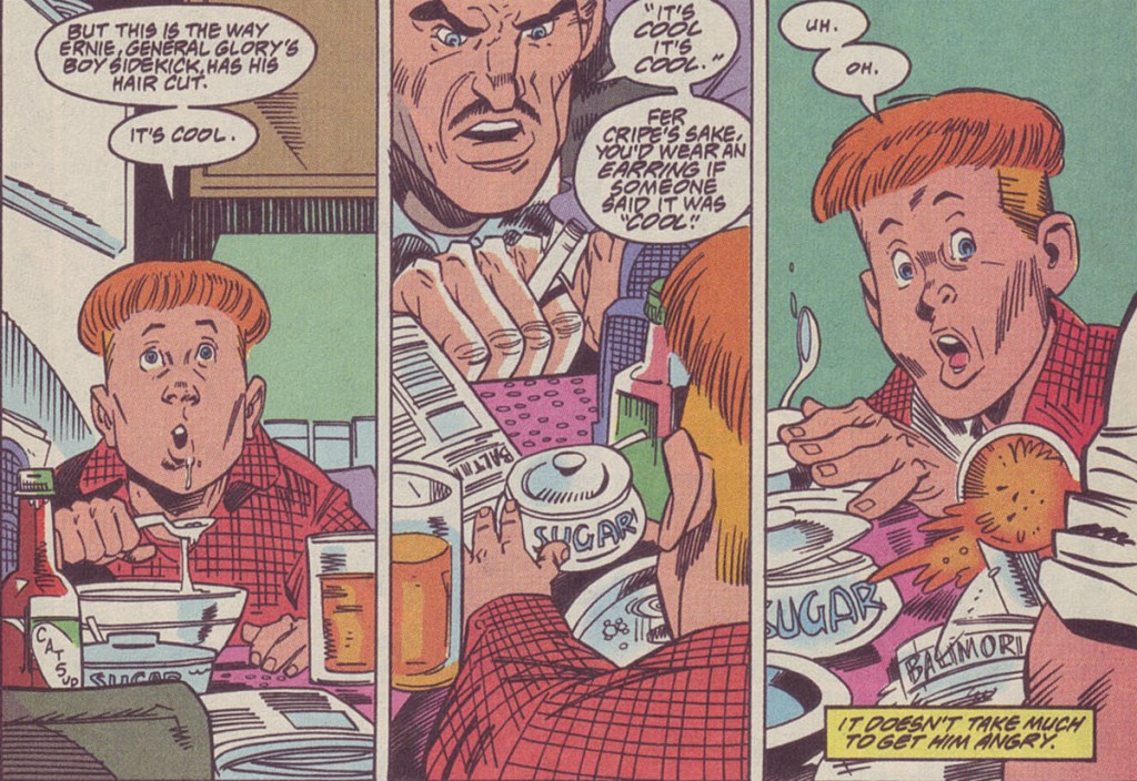 Guy Gardner and his boyhood haircut