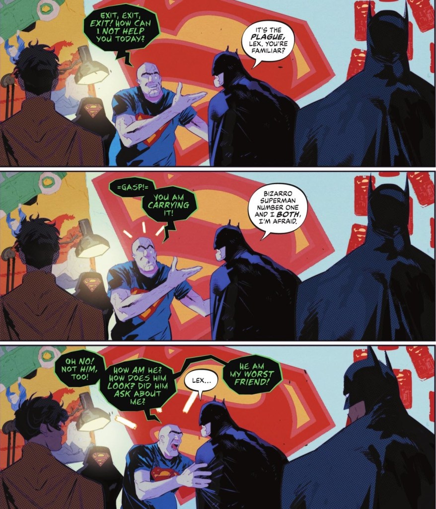 Bizarro Lex Luthor in Batman Superman Worlds Finest 42