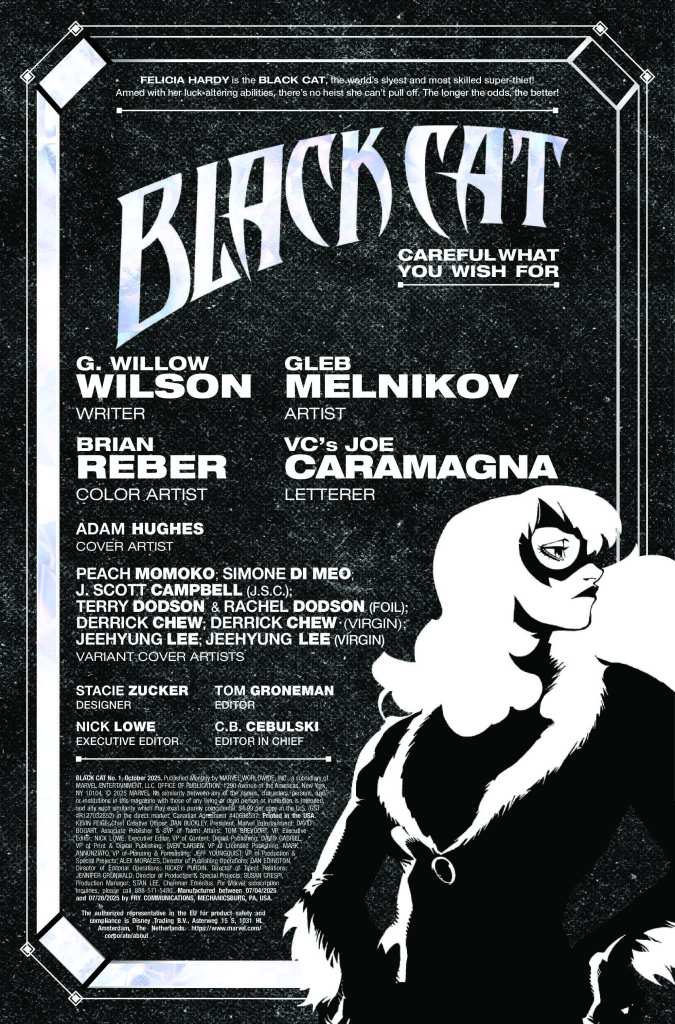 Black Cat 1 Title Page