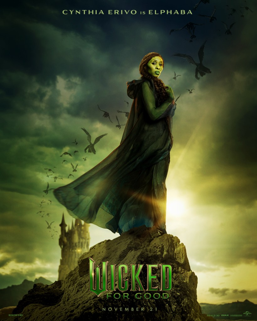 Ariana Grande & Cynthia Erivo Are Changed for Good in Wicked 2 Posters, Video