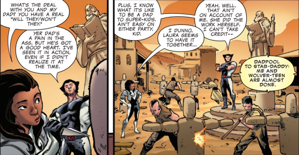 Logan tells Deadpools Daughter why he respects Wade Wilson