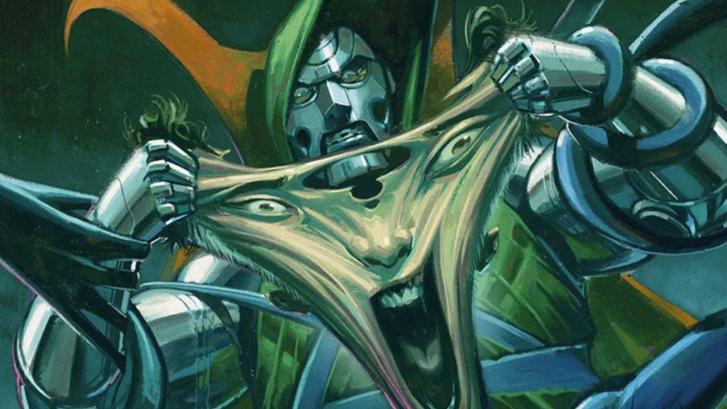 One World Under Doom 6 cover by Ben Harvey