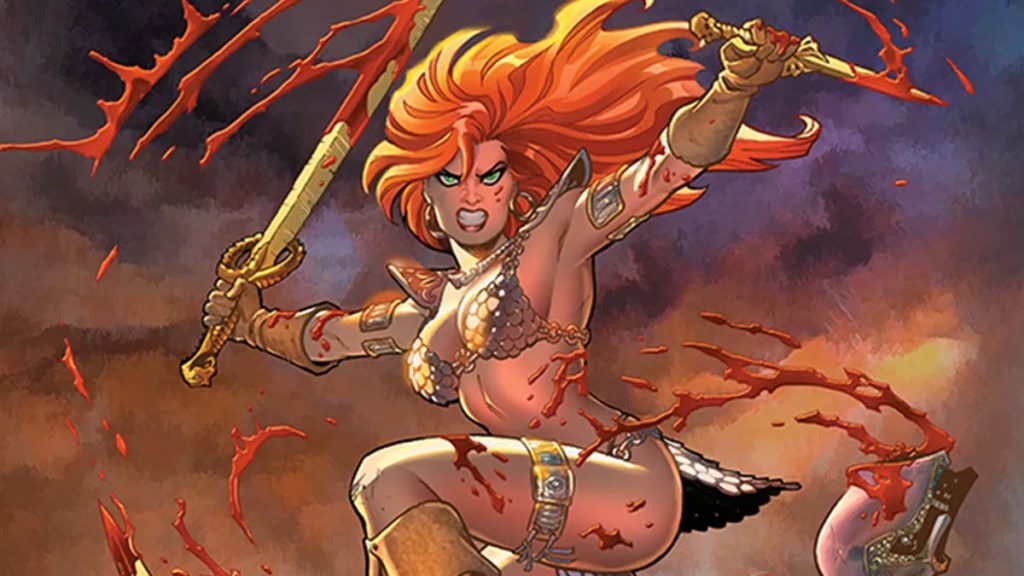Red Sonja 1 cover by Amanda Conner