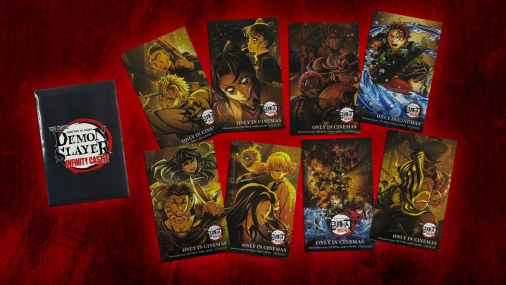 Demon Slayer Infinity Castle Collectible Trading Cards Regal Cineplex How to Get Collector Cards