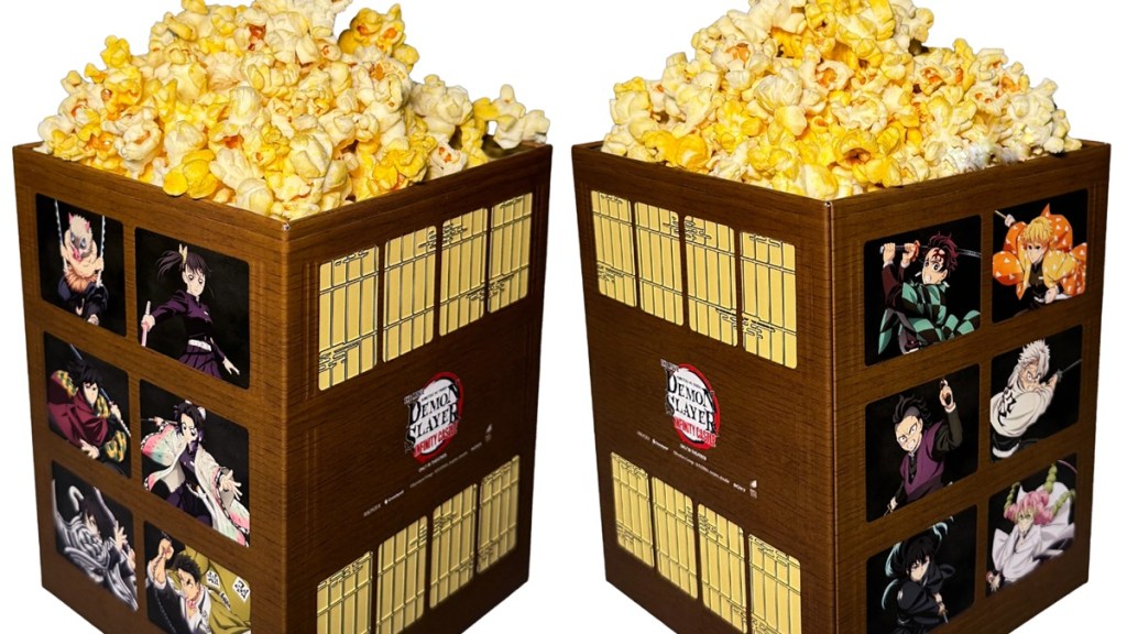 Demon Slayer Infinity Castle Popcorn Bucket Tin Price Megaplex USA 2025
