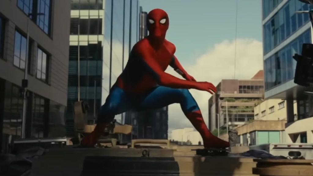 Spider-Man 4 New Set Videos: Watch MCU Hero Ride on Side of a Tank