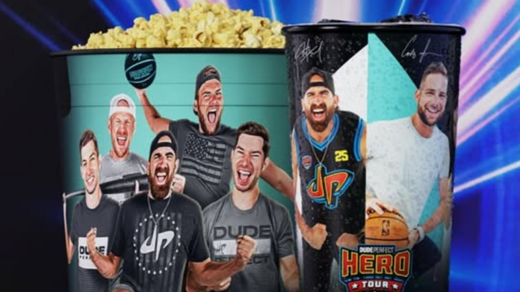Dude Perfect Hero Tour Popcorn Bucket Collectible Combo Price Release Date Regal Theaters