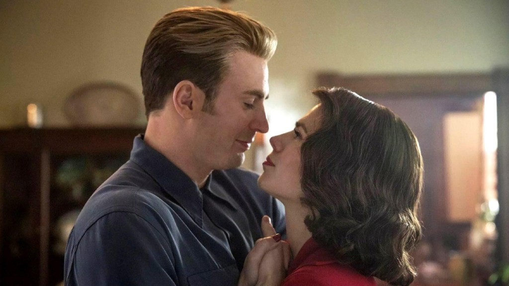 Steve Rogers reunites with Peggy Carter in Avengers: Endgame.