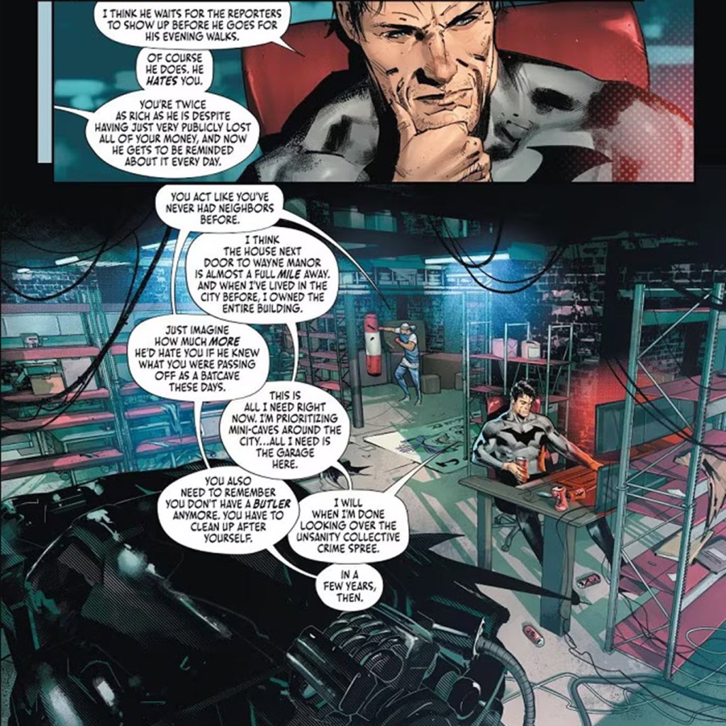 Batman in new Brownstone Batcave