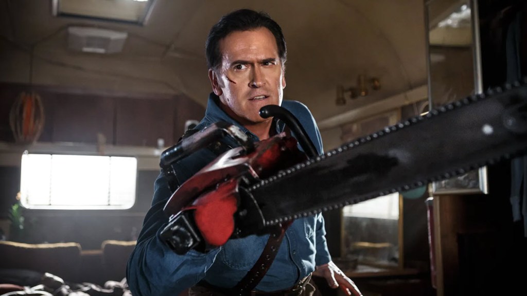 Bruce Campbell as Ash Williams from Ash vs. Evil Dead