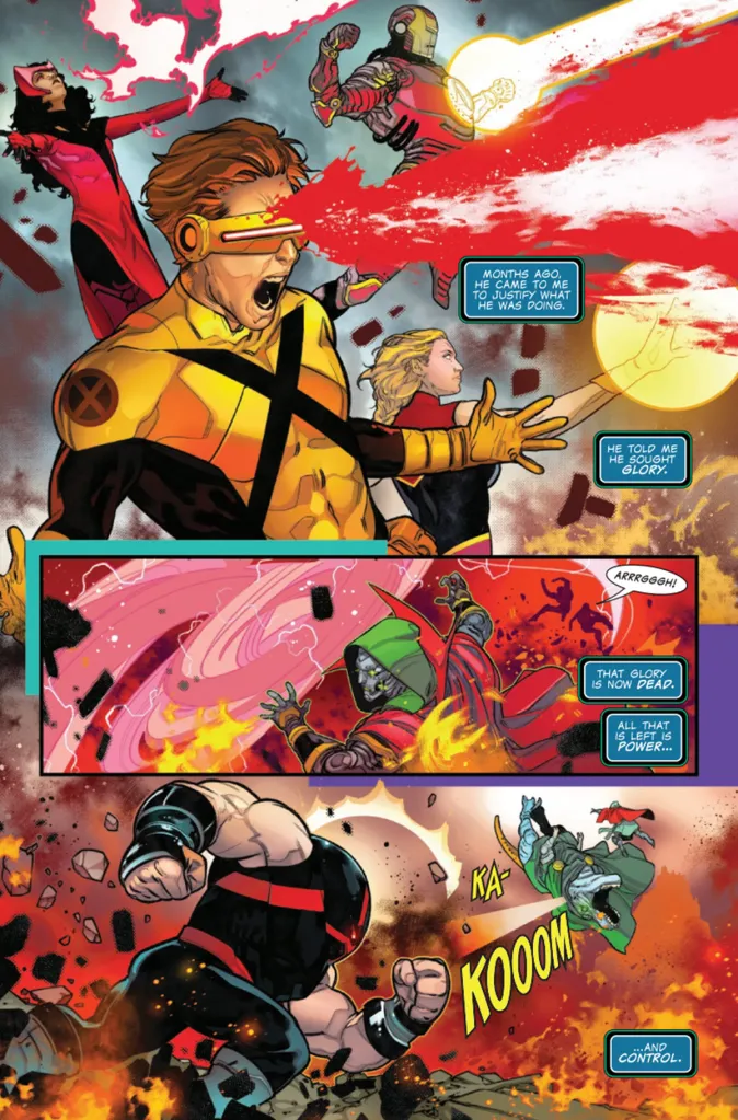 Doctor Doom fights everyone in One World Under Doom 7