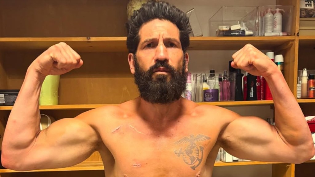 Jon Bernthal Posts Jacked Shirtless Photo Amid Spider-Man 4 Filming
