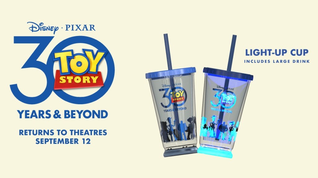 AMC Toy Story 30th Anniversary Light-Up Cups Collectible Price Release Date