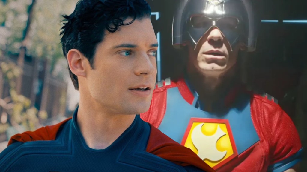 Superman & Peacemaker Meet in Set Photo as Season 2 Cameo Rumors Swirl