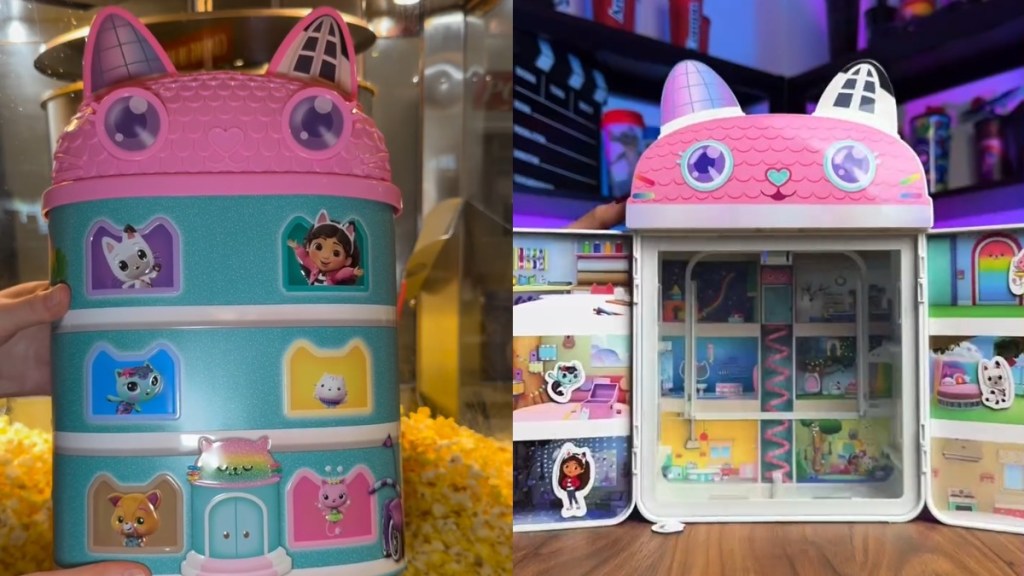 Gabby's Dollhouse Popcorn Bucket Regal Cinemark AMC Cinemax Price Release Date