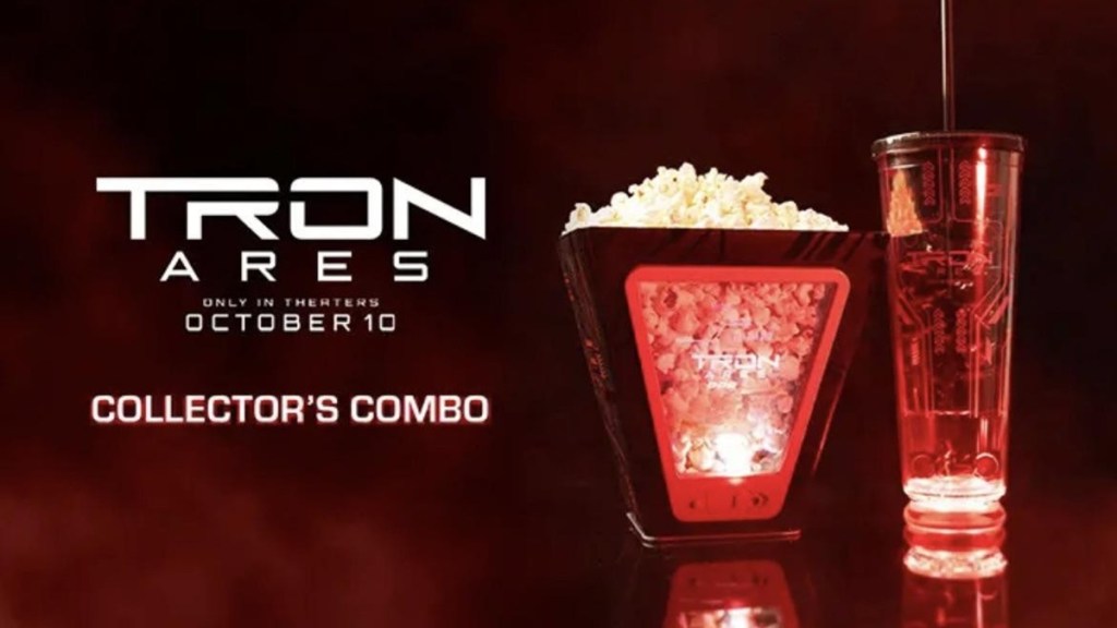 Tron Ares LED Popcorn Bucket Collectible Cup Price Release Date Regal Combo