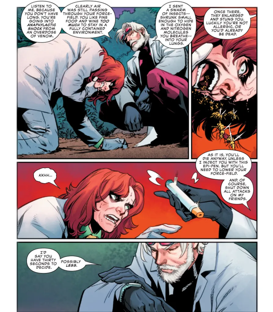 Ant-Man Hank Pym leaves Arcade breathless