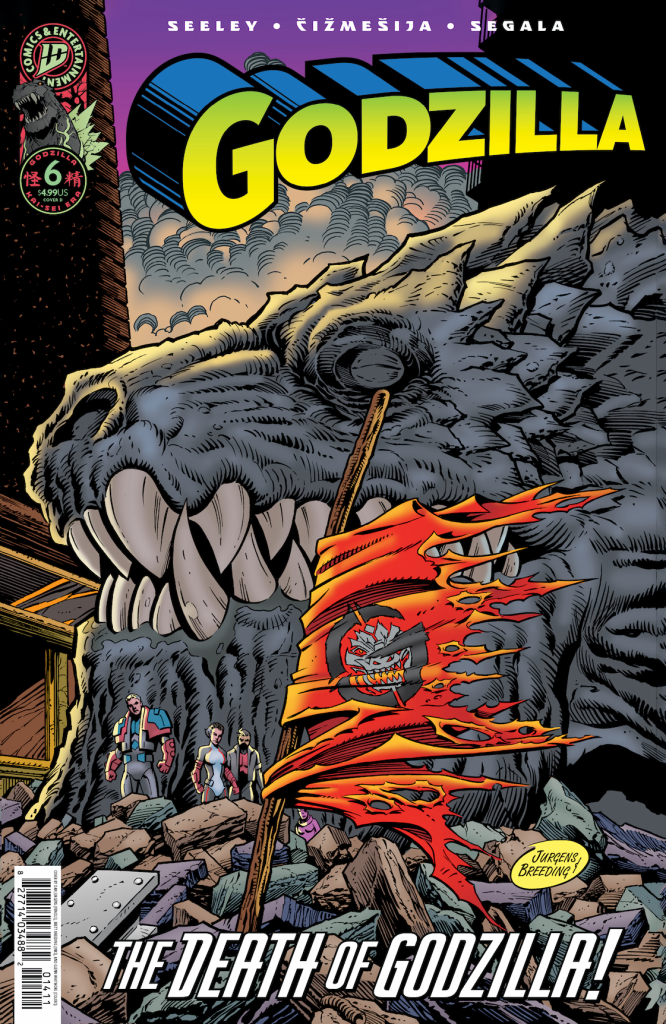 Godzilla 6 Death of Superman Homage Cover