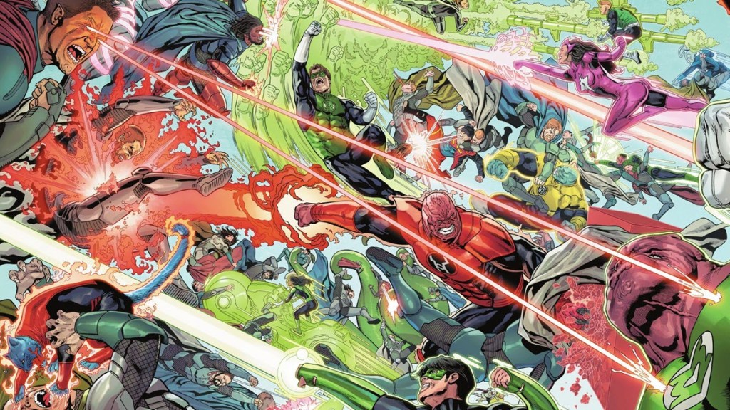 Green Lantern Corps versus Starbrekaer Corps