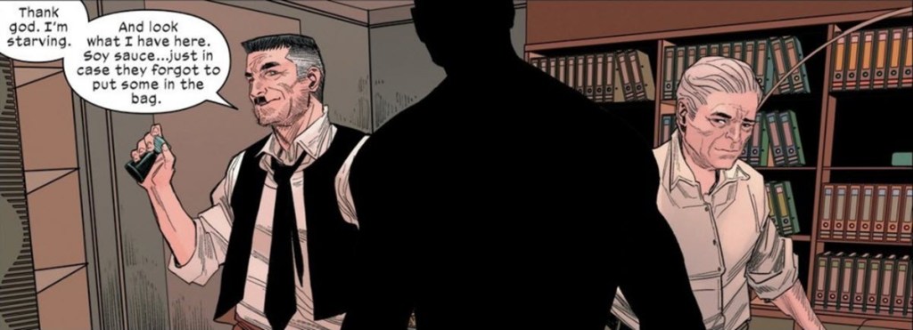 J. Jonah Jameson has soy sauce in Ultimate Spider-Man #22