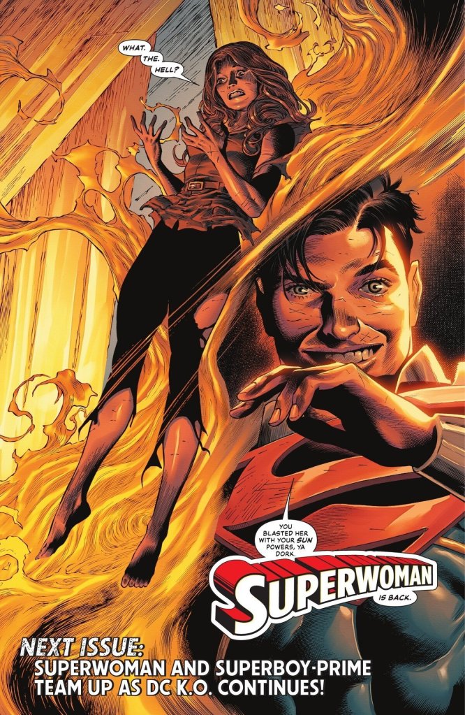 Last Page Reveal of Superman #31 and Return of Lois Lane as Superwoman