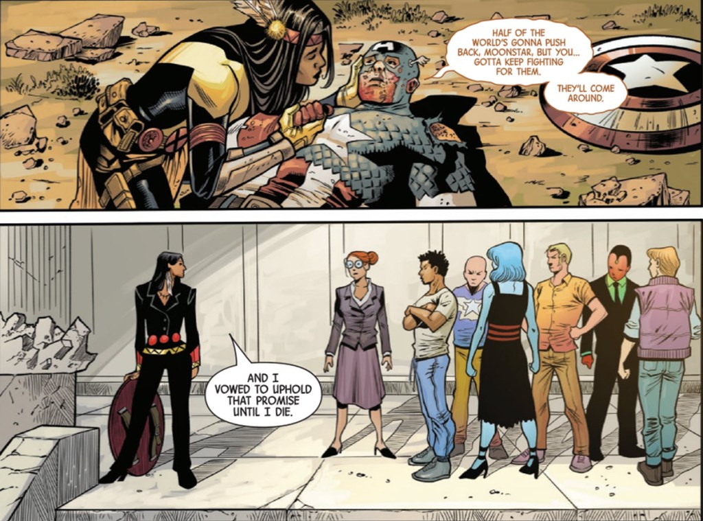 Moonstar becomes new Captain American in X-Vengers #1