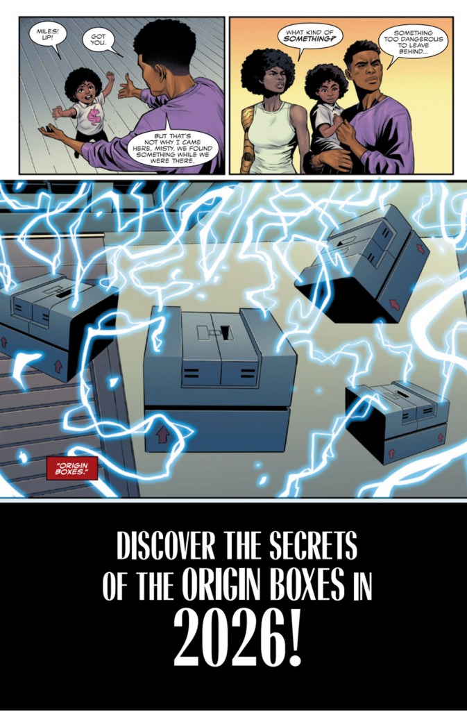 Origin Boxes Teaser in Miles Morales Spider-Man #39