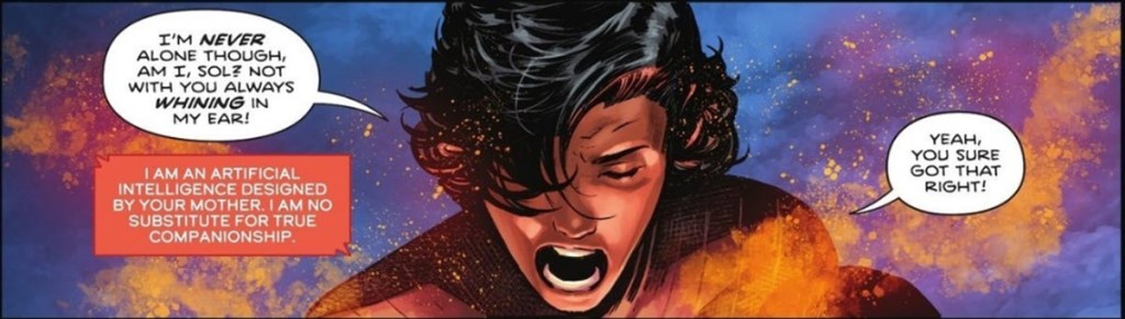 Sol and Kal-El argue in Absolute Superman 12