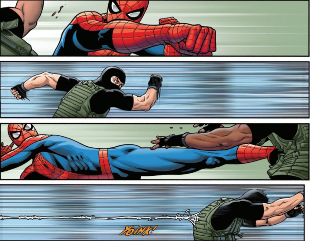 Spider-Man fighting terrorists in Amazing Spider-Man Torn 1