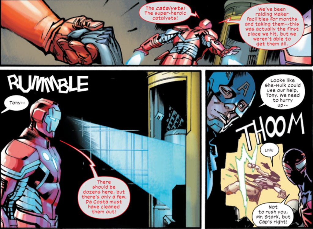 Ultimates discover Catalysts in Ultimate Spider-Man Incursion #5