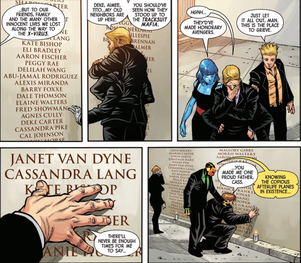 X-Vengers mourn fallen Avengers